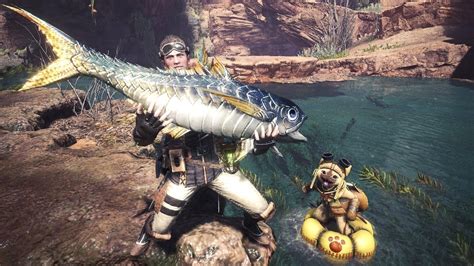 monster hunter world fishing